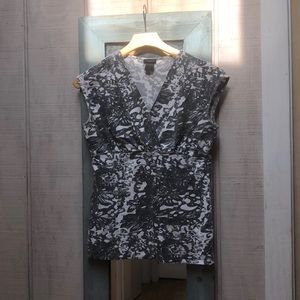 Ann Taylor Faux Wrap Shirt